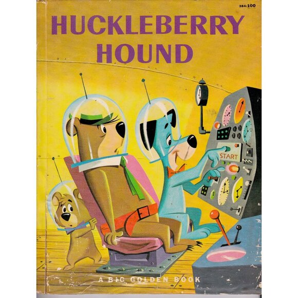 Huckleberry Hound – Big Golden Book 1960 Hanna-Barbera – Memling, McGary & Pratt - Picture 1 of 6